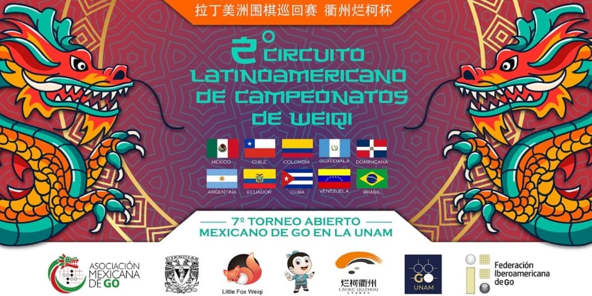 2do Circuito Latinoamericano de Campeonatos de Weiqi: 7mo Torneo Abierto de Go en la UNAM