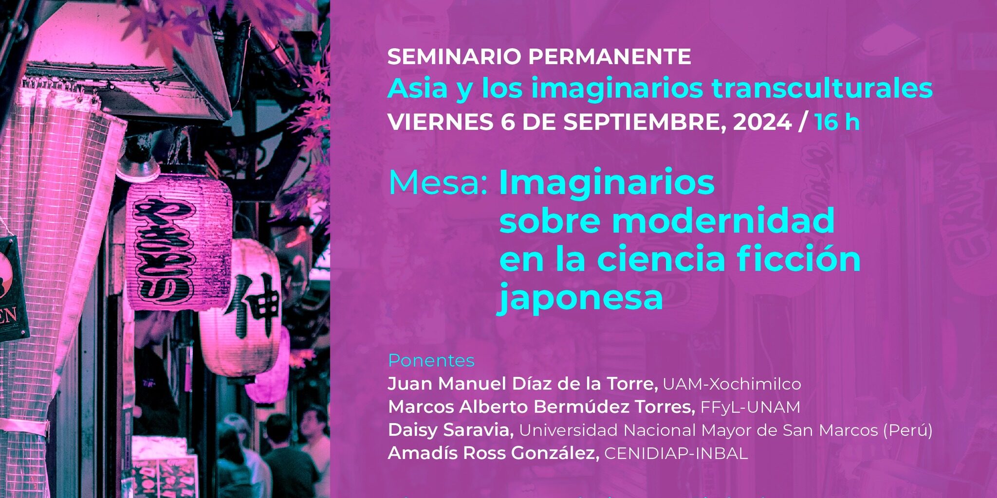 Charla: Imaginarios sobre modernidad en la ciencia ficción japonesa